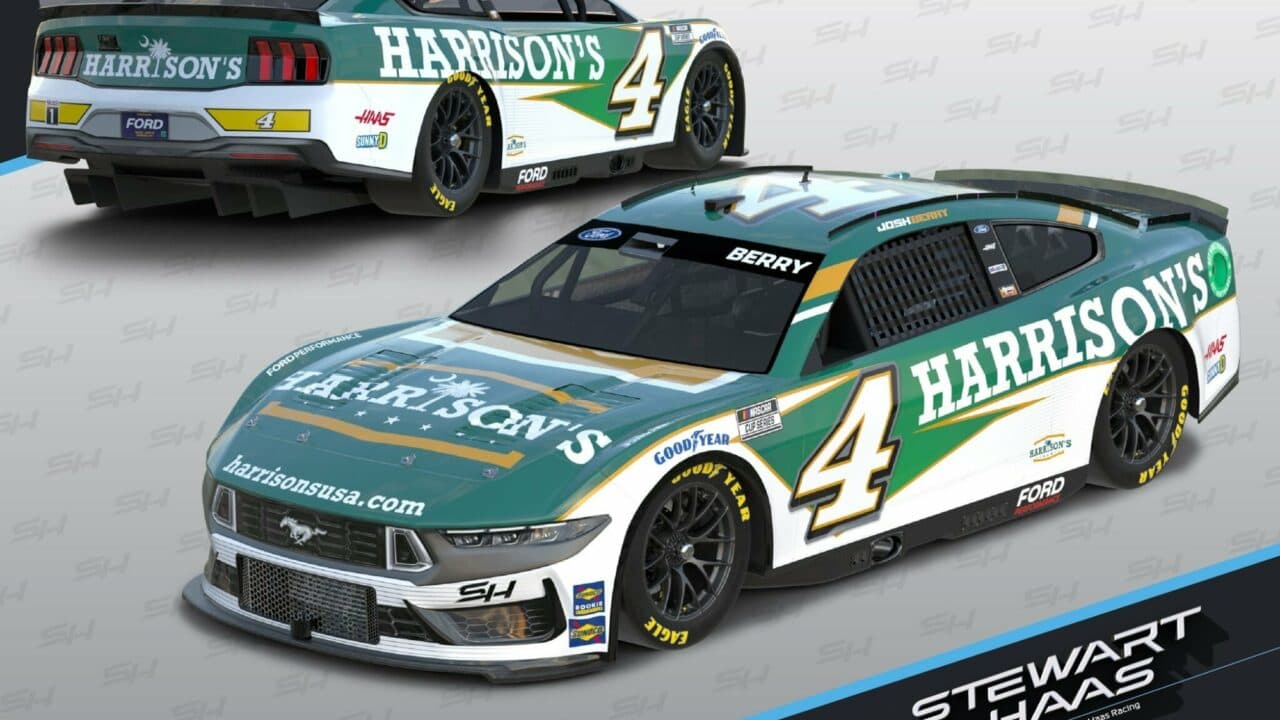 hero image for Harrison's USA Partnering with Josh Berry, Stewart-Haas for Two Races in 2024