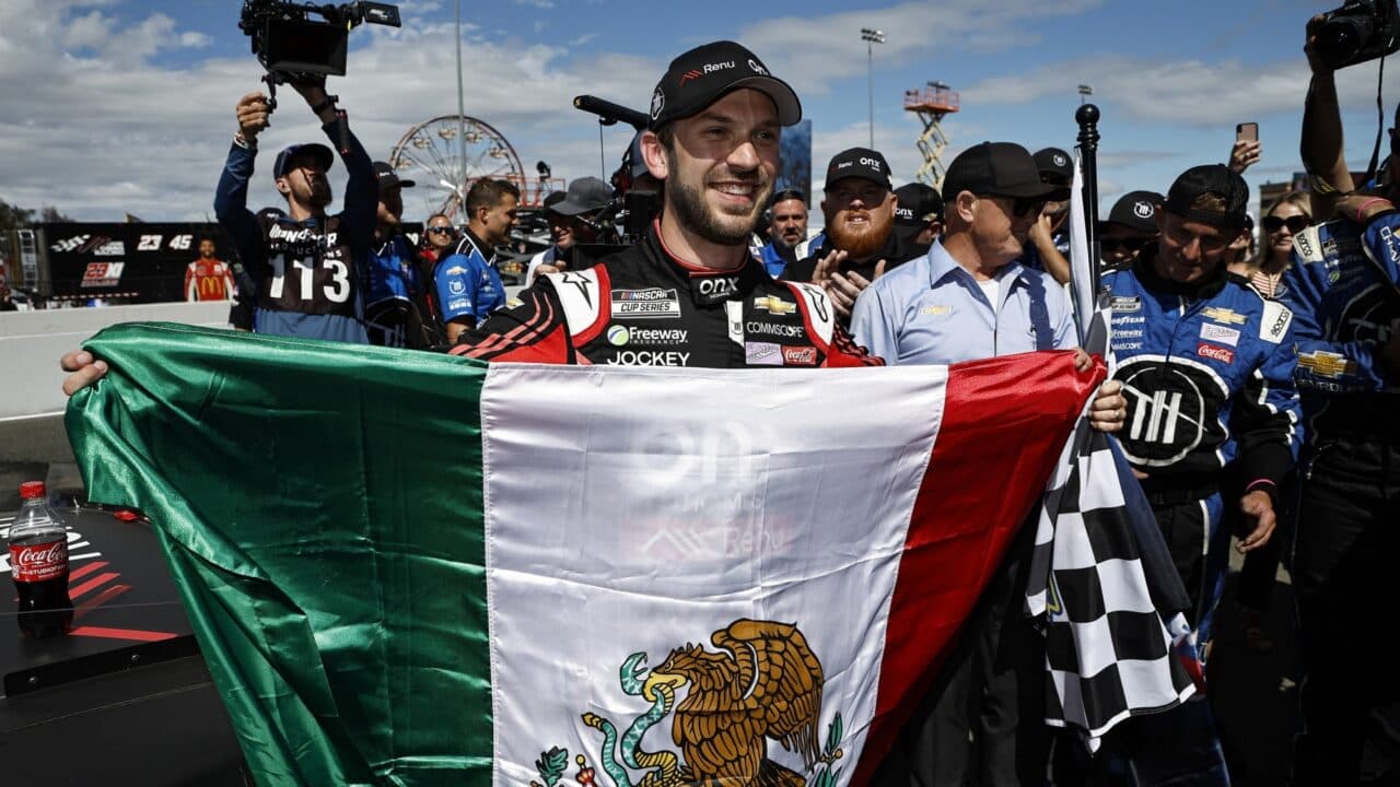 hero image for Daniel Suárez Claims First NASCAR Cup Win at Sonoma