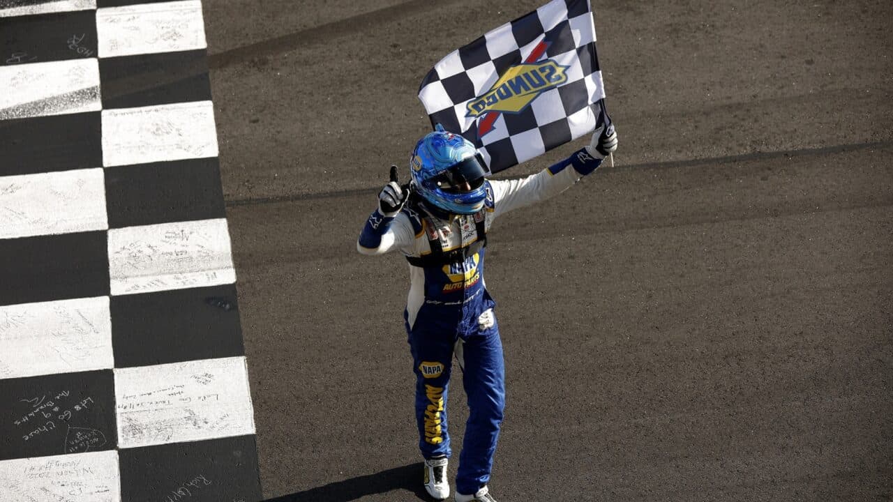 hero image for Chase Elliott Wins at Home, Posts Third Win of Season