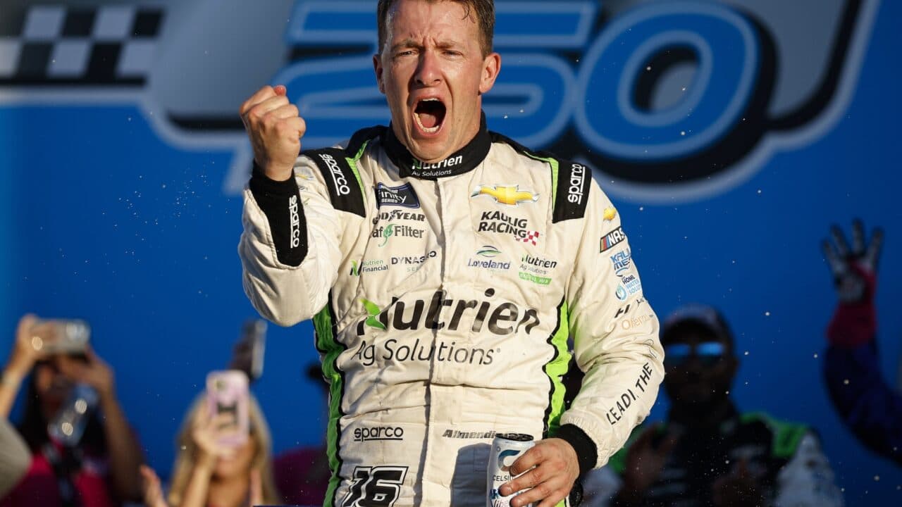hero image for Allmendinger Wins Fourth Consecutive Xfinity Roval Race