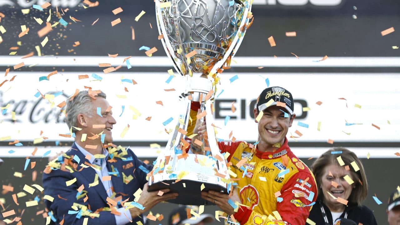 hero image for Joey Logano Dominates Phoenix for Second Cup Crown