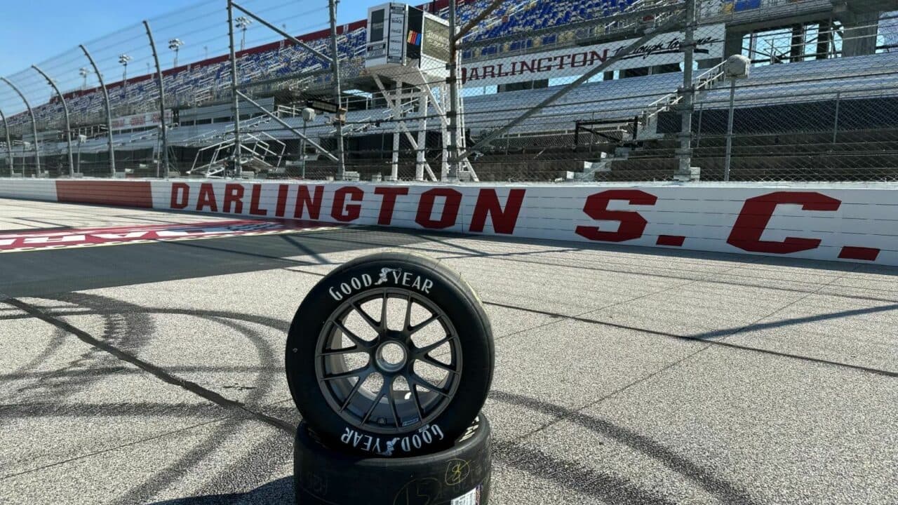 hero image for Goodyear Unveils Special Throwback Tire for Darlington; Celebrating 125th Anniversary