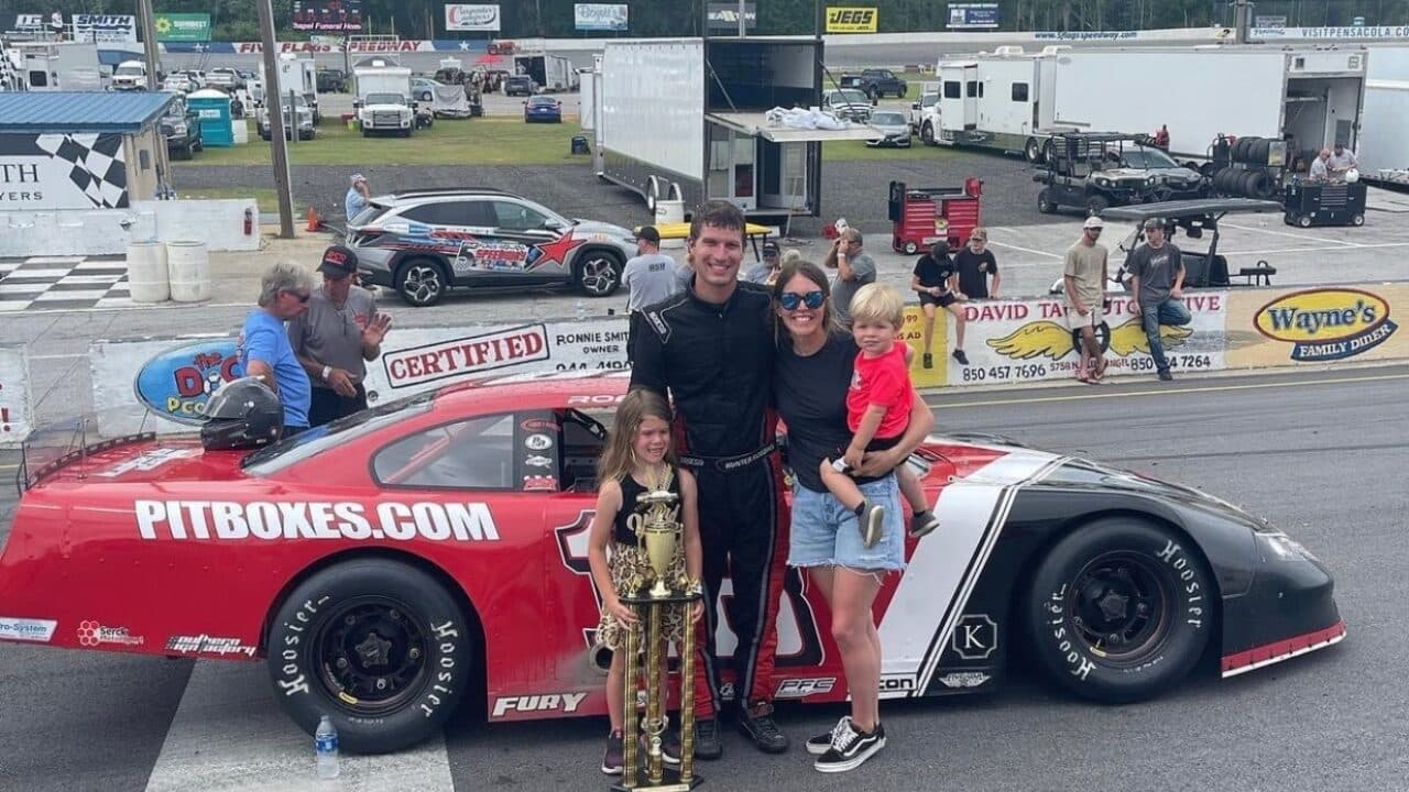 hero image for Hunter Robbins Claims Five Flags Pro Late Model Opener