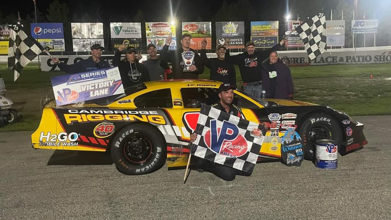 hero image for J.R. Fitzpatrick Takes APC United Late Models Win at Sauble