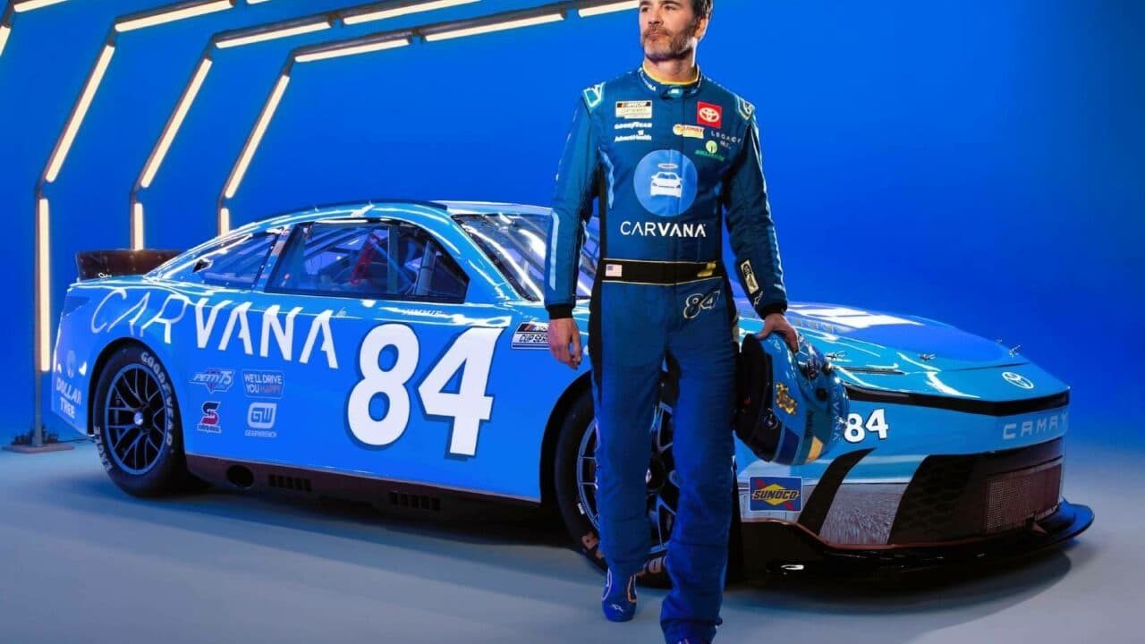 hero image for Jimmie Johnson to Race 'Petty Blue' Carvana Scheme in 2024 Daytona 500