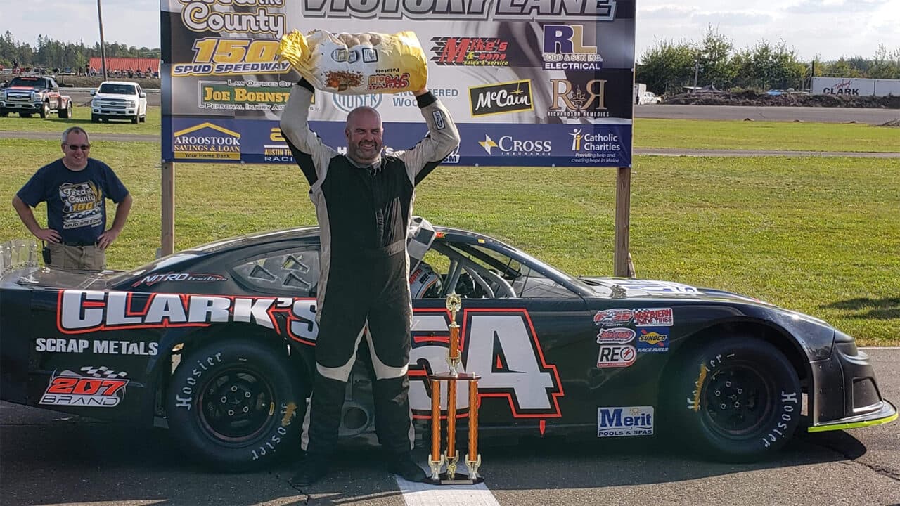 hero image for Johnny Clark Charges Back to Spud Victory Lane