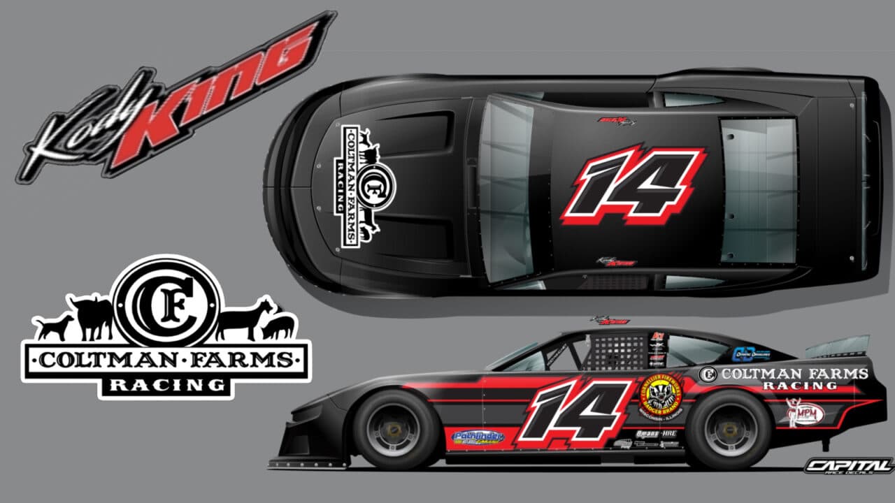 hero image for Coltman Farms Racing Joins Kody King as Primary Sponsor in 2023