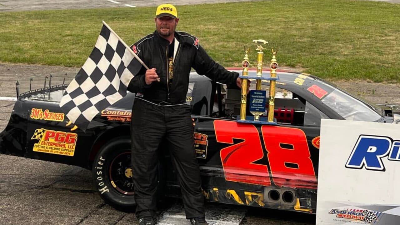 hero image for Marcum Continues CRA Late Model Sportsman Dominance at Anderson