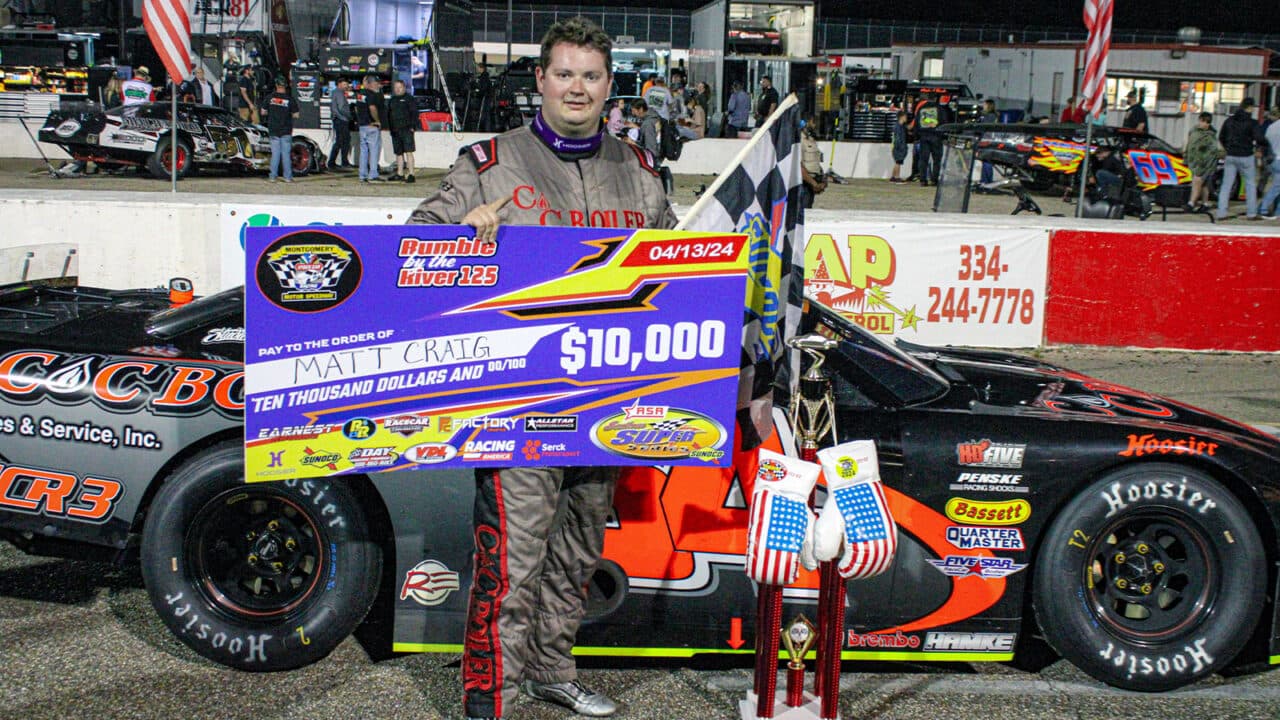 hero image for Matt Craig Snaps Southern Super Series Drought in Rumble by the River 125