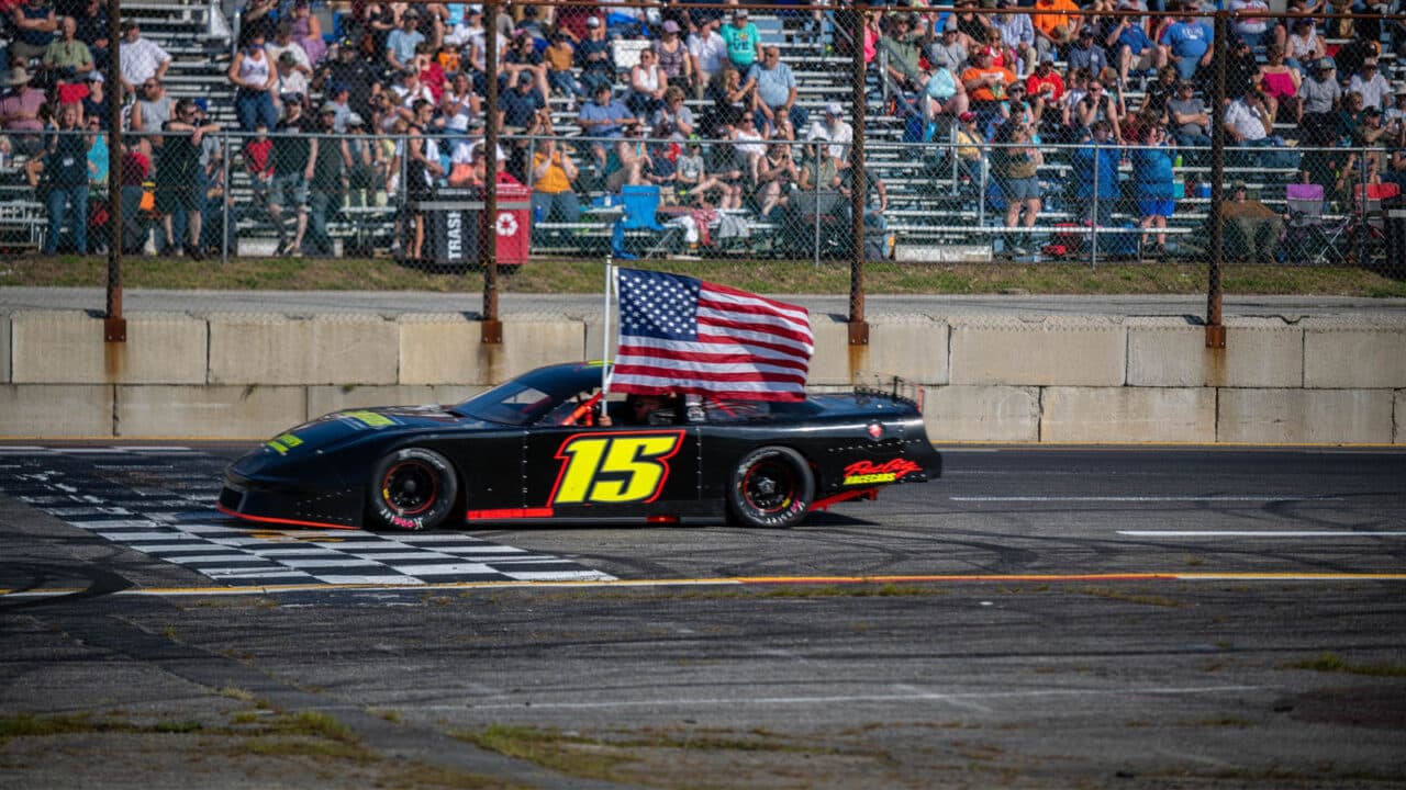 hero image for Mike Hopkins Scores First Career Coastal 200 Victory at Wiscasset