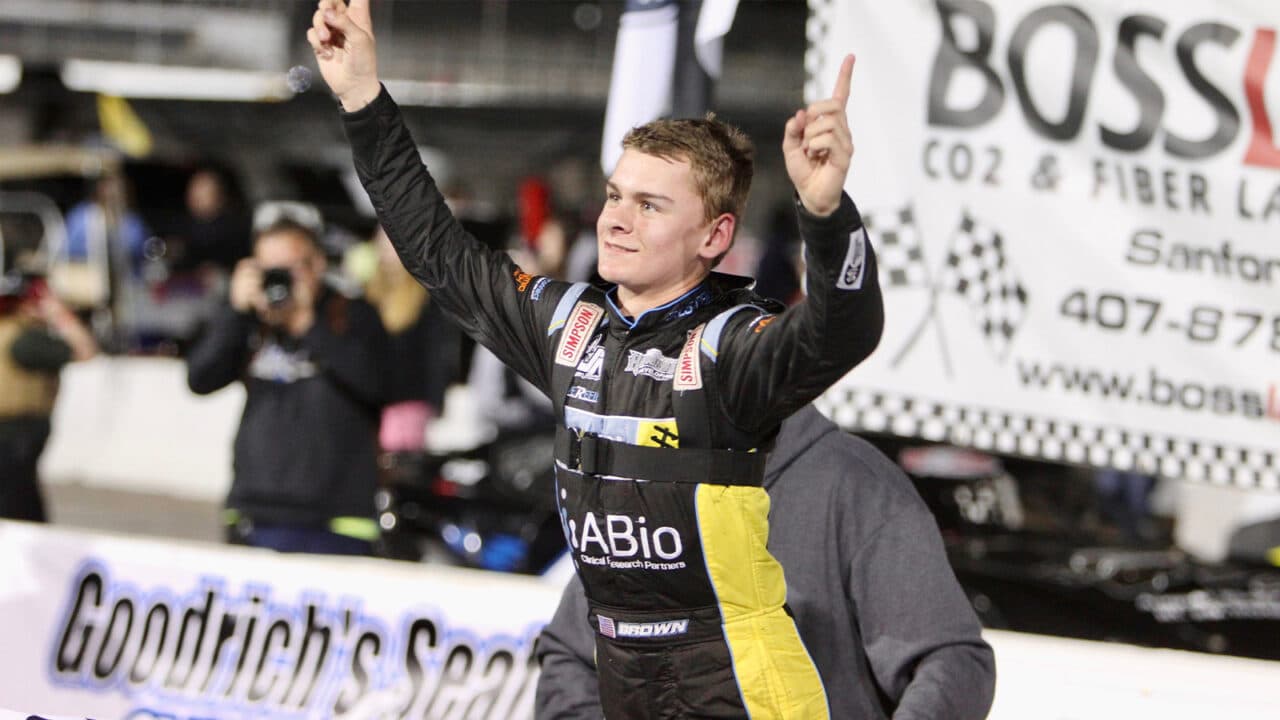 hero image for Carson Brown Claims First Career Pro Late Model Triumph