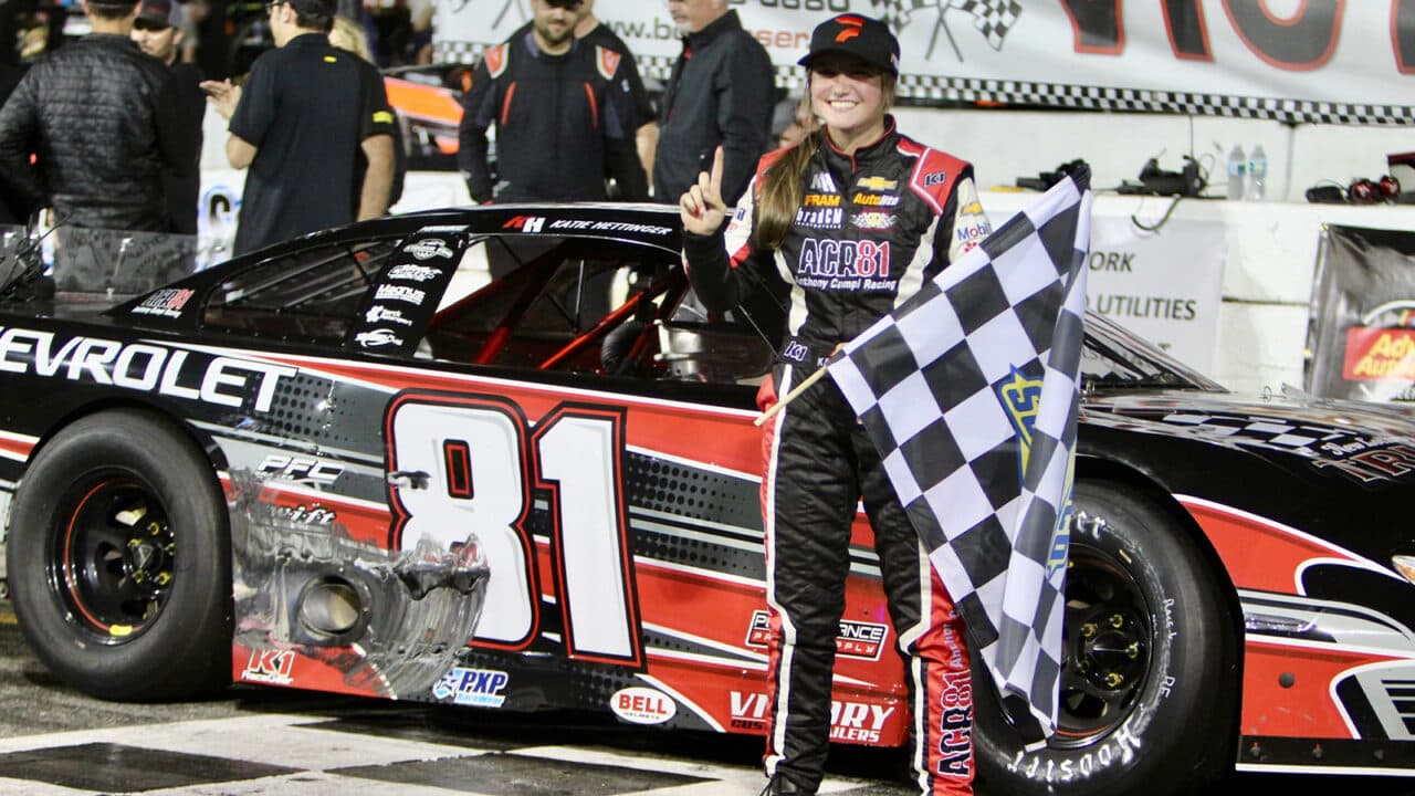 hero image for Hettinger Makes World Series History with Pro Late Model Victory