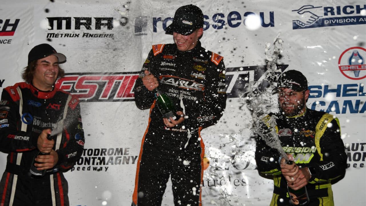 hero image for Raphael Lessard Takes Down First ACT Win in CAN-AM 200