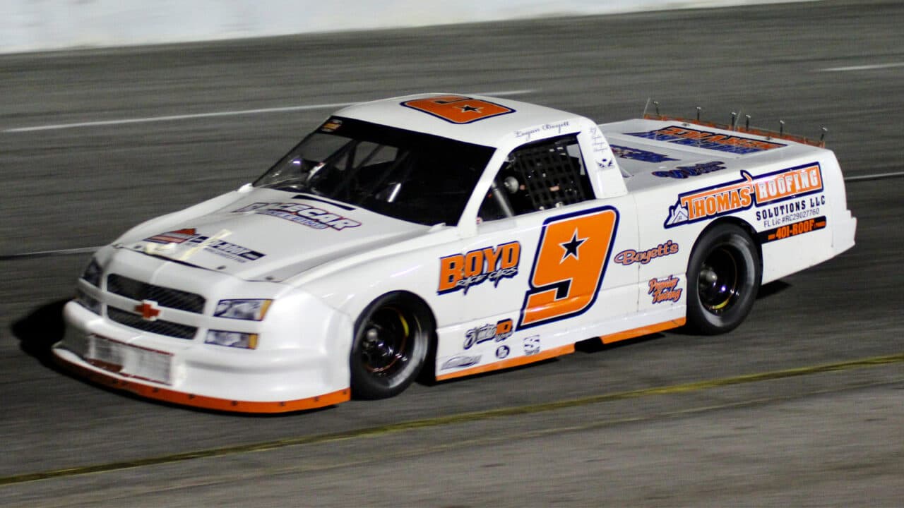hero image for Boyett Wins Outlaw, Pro Truck Features at Five Flags