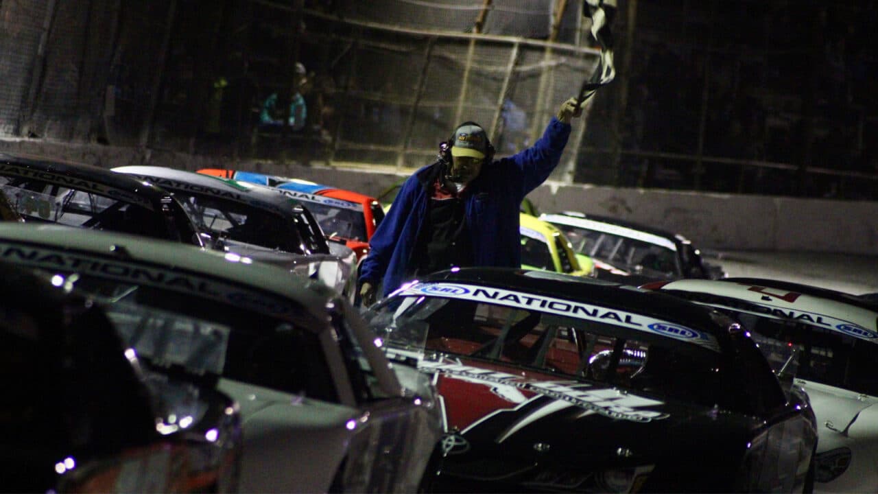 hero image for Entry List Unveiled for Super Late Model Racing's Return to Mobile