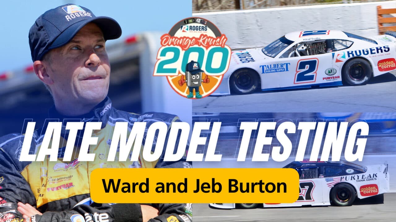 hero image for (VIDEO) Hear From Ward and Jeb Burton After Orange Krush 200 Test Day