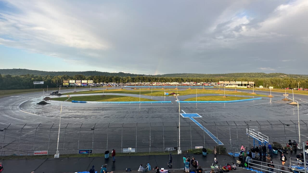 hero image for Oxford Plains Speedway Opening Day Postponed Due to Saturated Grounds