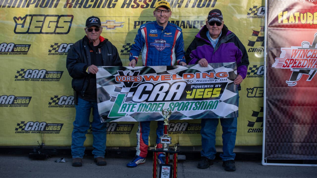 hero image for Crabtree Gets His Third CRA Late Model Sportsman Win of 2022 at Winchester