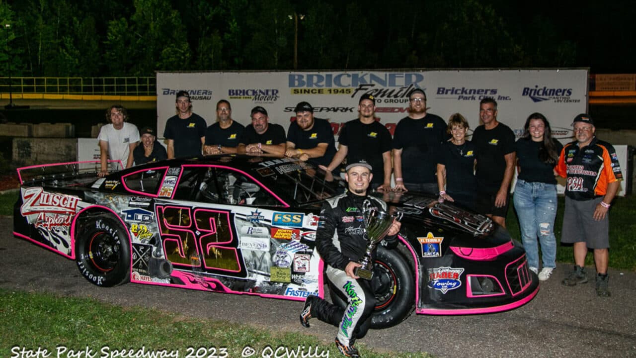 hero image for Volm Wins Season Finale While Heinrich Clinches First-Ever Super Late Models Title