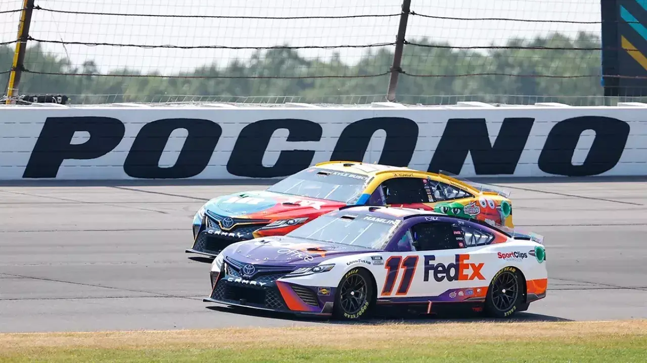 hero image for Why Hamlin and Busch Were Disqualified at Pocono