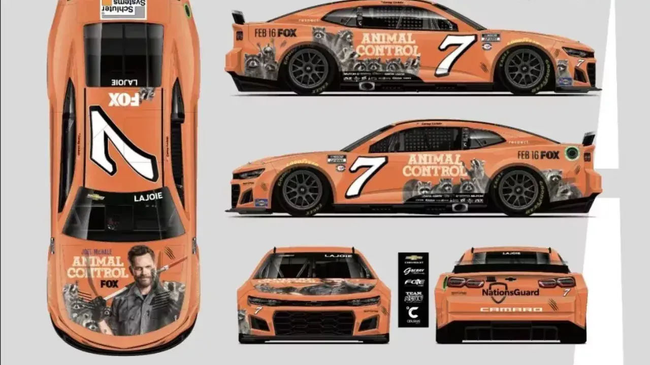 hero image for Corey LaJoie, Spire Motorsports to Feature FOX's "Animal Control" at Busch Light Clash