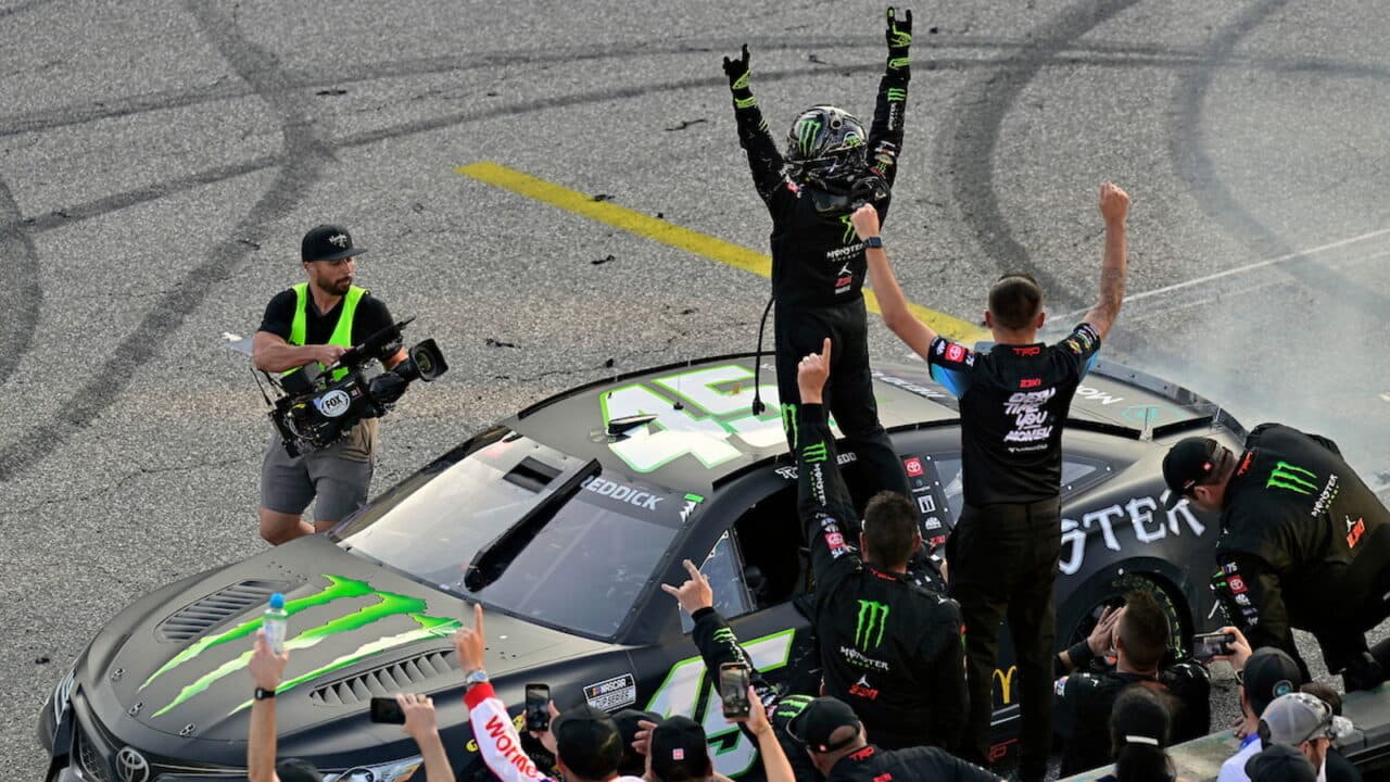 hero image for Tyler Reddick Powers to NASCAR Cup Win at Circuit of the Americas