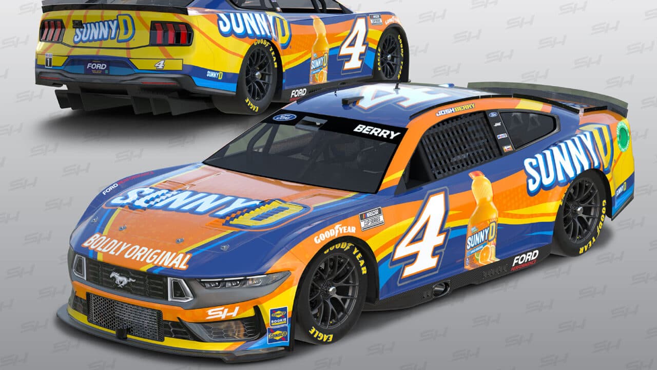 hero image for Stewart-Haas Racing and Josh Berry Partner with SUNNYD in 2024