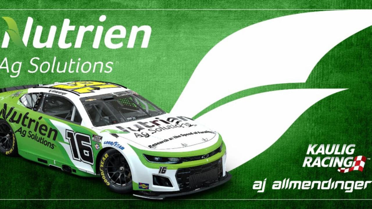 hero image for Nutrien Ag Solutions to Sponsor AJ Allmendinger, Kaulig Racing in 2023