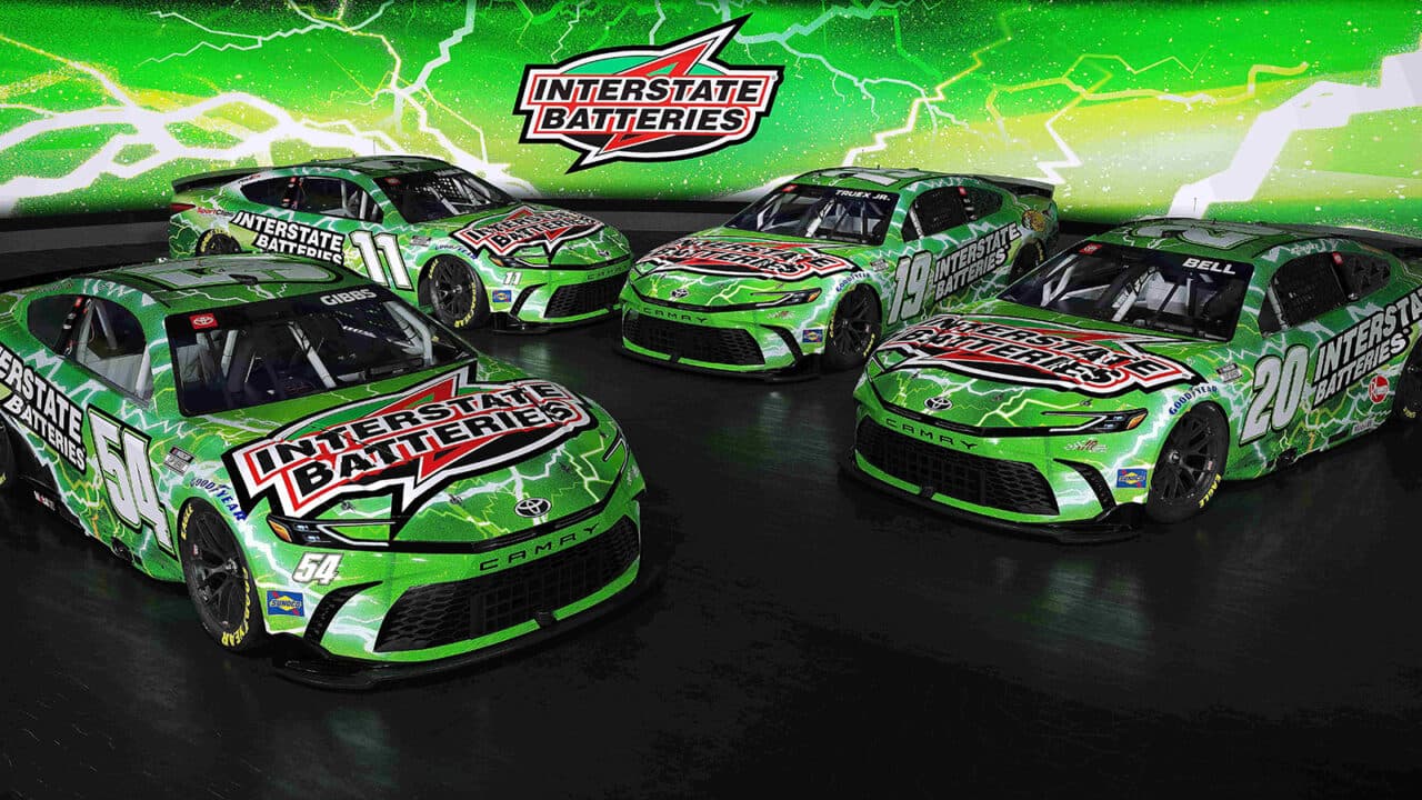 hero image for Interstate Batteries Continues 33-Year Partnership with Joe Gibbs Racing in 2024