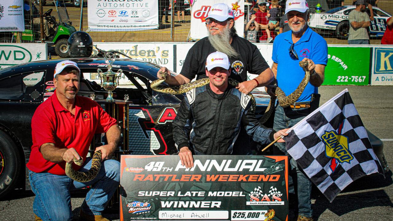 Michael Rattler Michael Atwell Dominates, Makes History in Rattler 250 Triumph